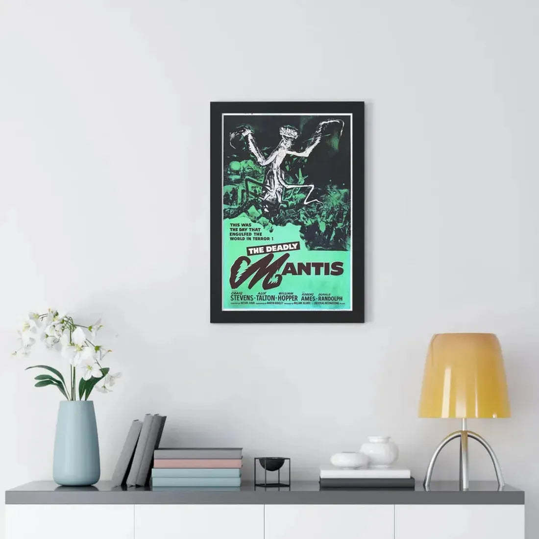 THE DEADLY MANTIS (4) 1957 - Framed Movie Poster - The Sticker Space