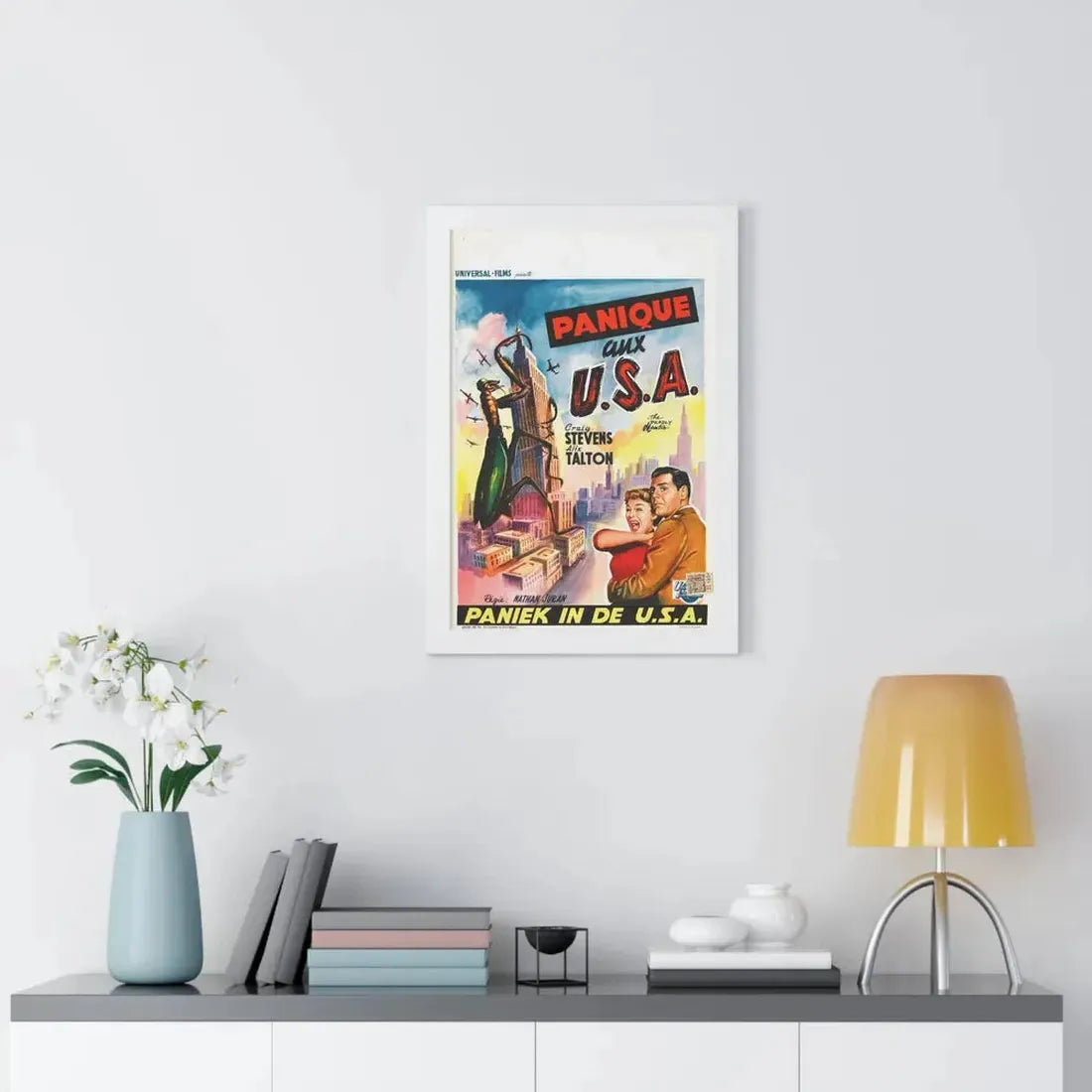 THE DEADLY MANTIS (BELGIAN) 1957 - Framed Movie Poster - The Sticker Space