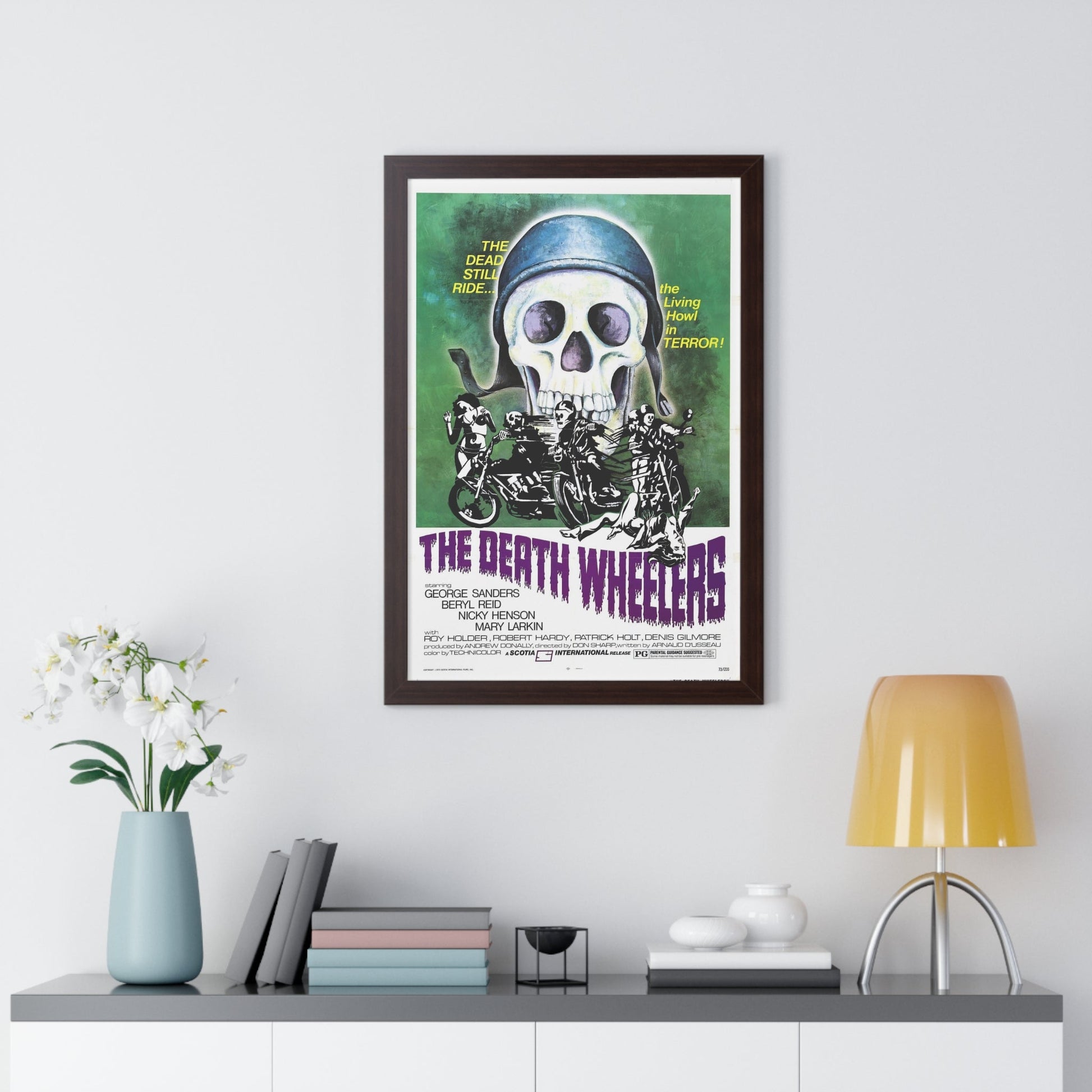 THE DEATH WHEELERS 1973 - Framed Movie Poster-The Sticker Space