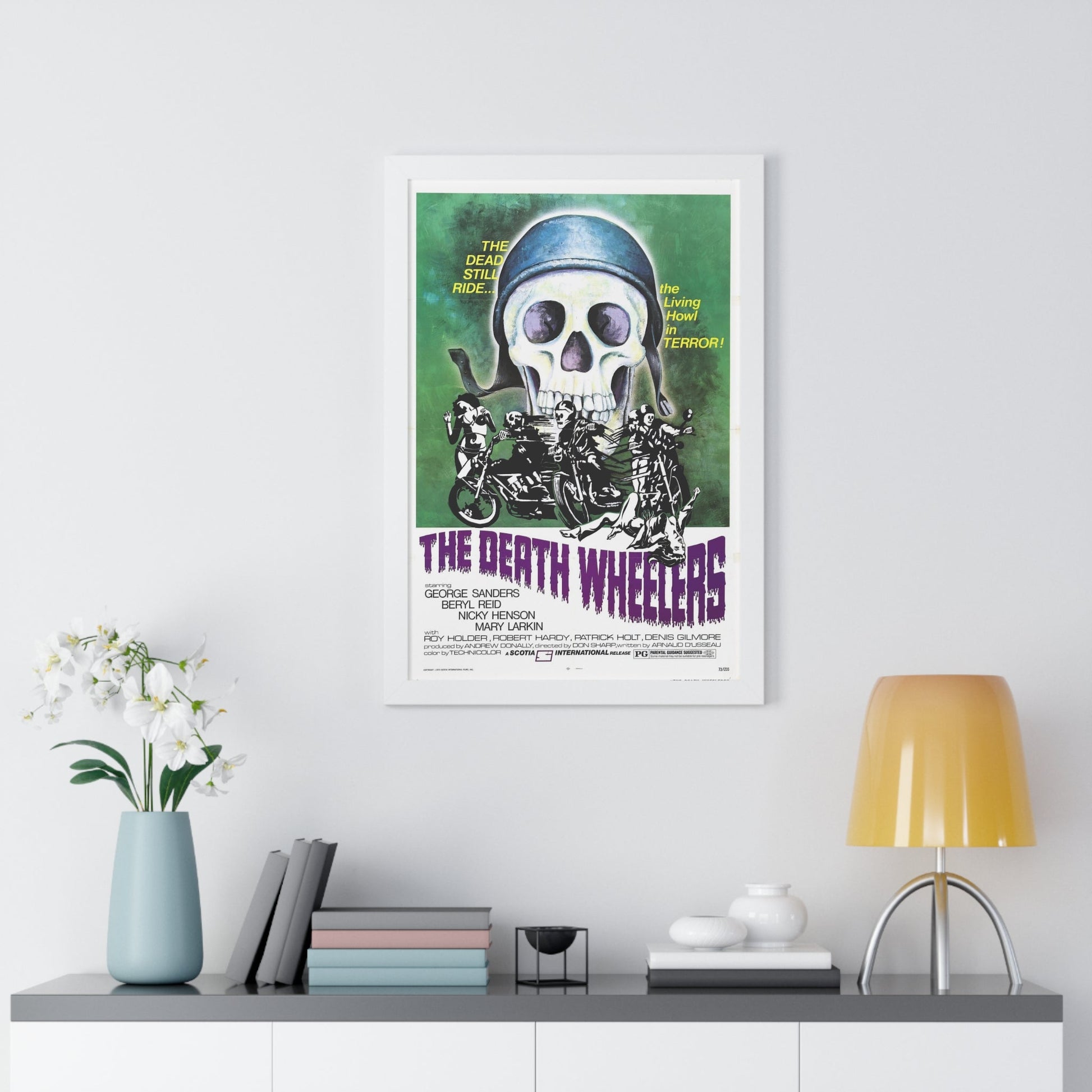 THE DEATH WHEELERS 1973 - Framed Movie Poster-The Sticker Space