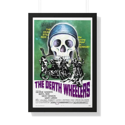 THE DEATH WHEELERS 1973 - Framed Movie Poster 20" x 30" Black - The Sticker Space