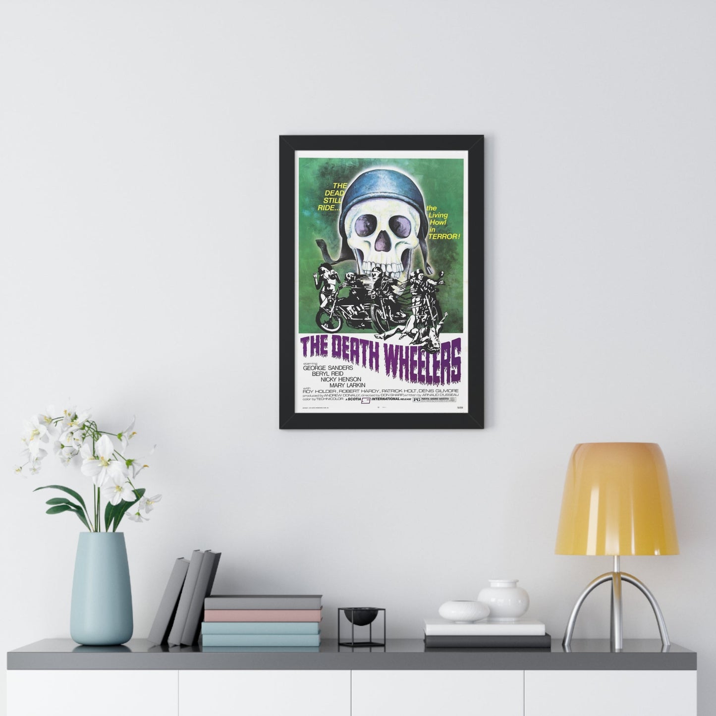 THE DEATH WHEELERS 1973 - Framed Movie Poster-The Sticker Space