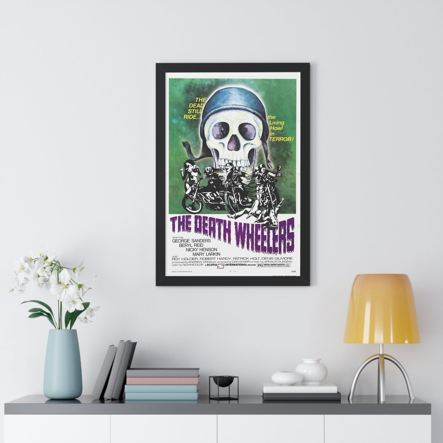 THE DEATH WHEELERS 1973 - Framed Movie Poster-The Sticker Space