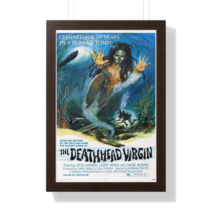 THE DEATHHEAD VIRGIN 1974 - Framed Movie Poster-16″ x 24″-The Sticker Space