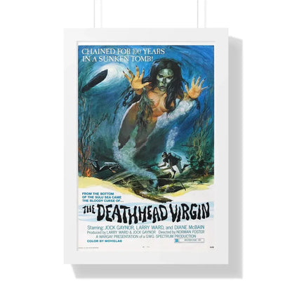 THE DEATHHEAD VIRGIN 1974 - Framed Movie Poster 16″ x 24″ White - The Sticker Space