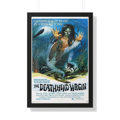 THE DEATHHEAD VIRGIN 1974 - Framed Movie Poster 20" x 30" Black - The Sticker Space