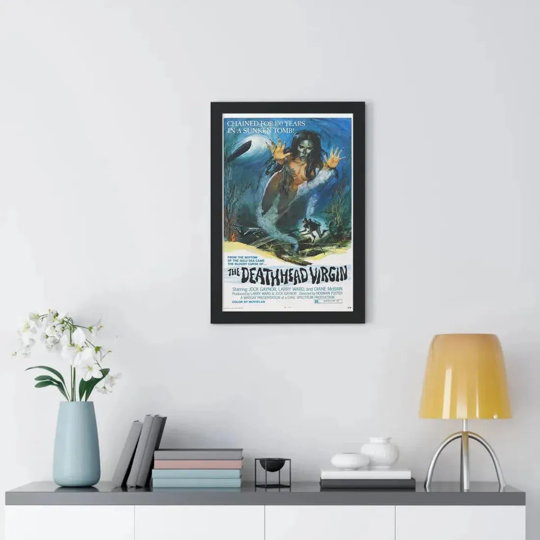 THE DEATHHEAD VIRGIN 1974 - Framed Movie Poster - The Sticker Space