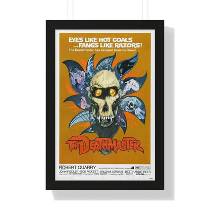 THE DEATHMASTER 1972 - Framed Movie Poster 16″ x 24″ Black - The Sticker Space