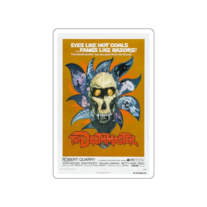 THE DEATHMASTER 1972 Movie Poster STICKER Vinyl Die-Cut Decal 2 Inch - The Sticker Space