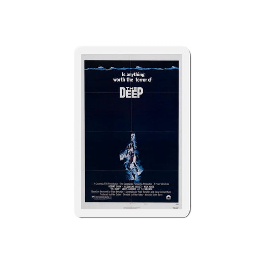 The Deep 1977 Movie Poster Die-Cut Magnet-2" x 2"-The Sticker Space