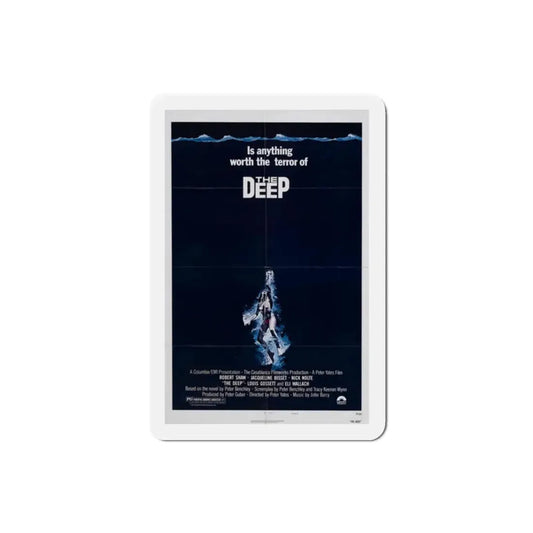 The Deep 1977 Movie Poster Refrigerator Magnet 2 Inch - The Sticker Space