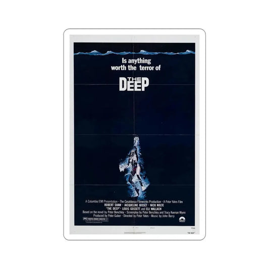 The Deep 1977 Movie Poster STICKER Vinyl Die-Cut Decal 6 Inch - The Sticker Space