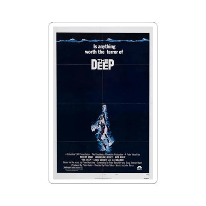The Deep 1977 Movie Poster - STICKER Vinyl Kiss-Cut Decal 4 Inch White - The Sticker Space