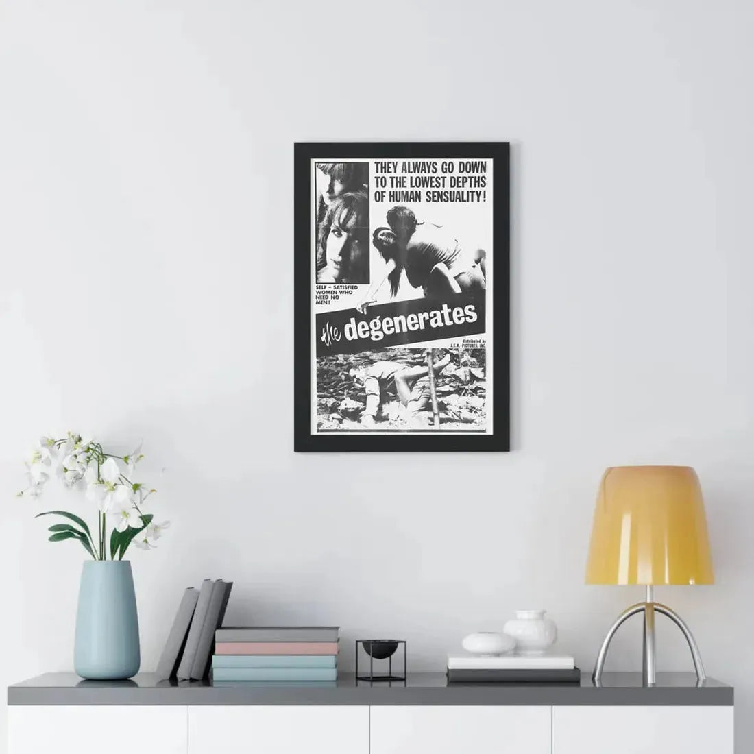 THE DEGENERATES 1967 - Framed Movie Poster - The Sticker Space