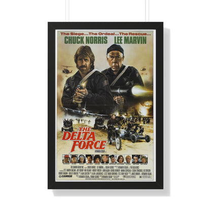 THE DELTA FORCE 1986 - Framed Movie Poster-20" x 30"-The Sticker Space