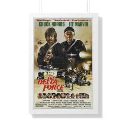 THE DELTA FORCE 1986 - Framed Movie Poster-20" x 30"-The Sticker Space