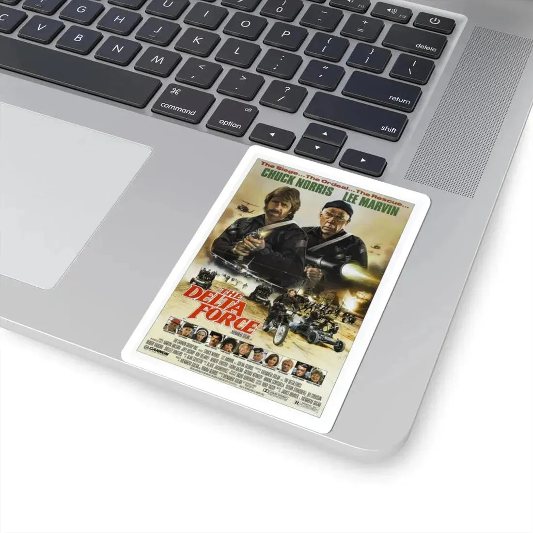 THE DELTA FORCE 1986 Movie Poster - STICKER Vinyl Kiss-Cut Decal - The Sticker Space