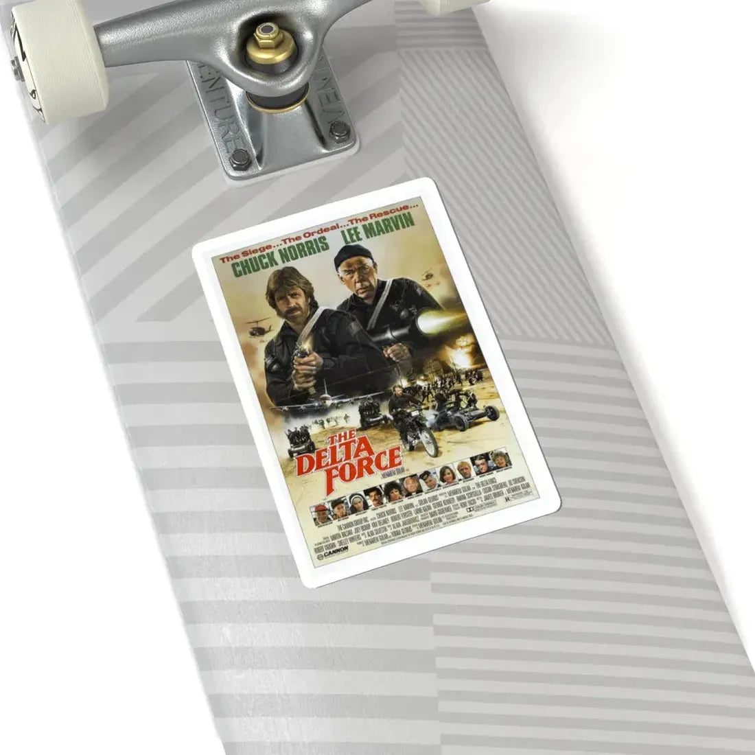 THE DELTA FORCE 1986 Movie Poster - STICKER Vinyl Kiss-Cut Decal - The Sticker Space