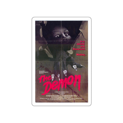 THE DEMON 1979 Movie Poster STICKER Vinyl Die-Cut Decal-White-The Sticker Space