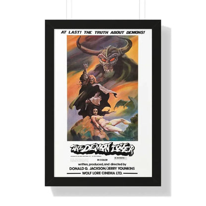 THE DEMON LOVER 1977 - Framed Movie Poster 16″ x 24″ Black - The Sticker Space