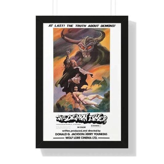 THE DEMON LOVER 1977 - Framed Movie Poster 16″ x 24″ Black - The Sticker Space