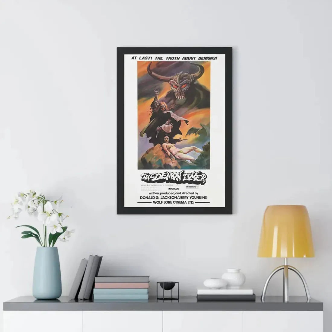 THE DEMON LOVER 1977 - Framed Movie Poster - The Sticker Space