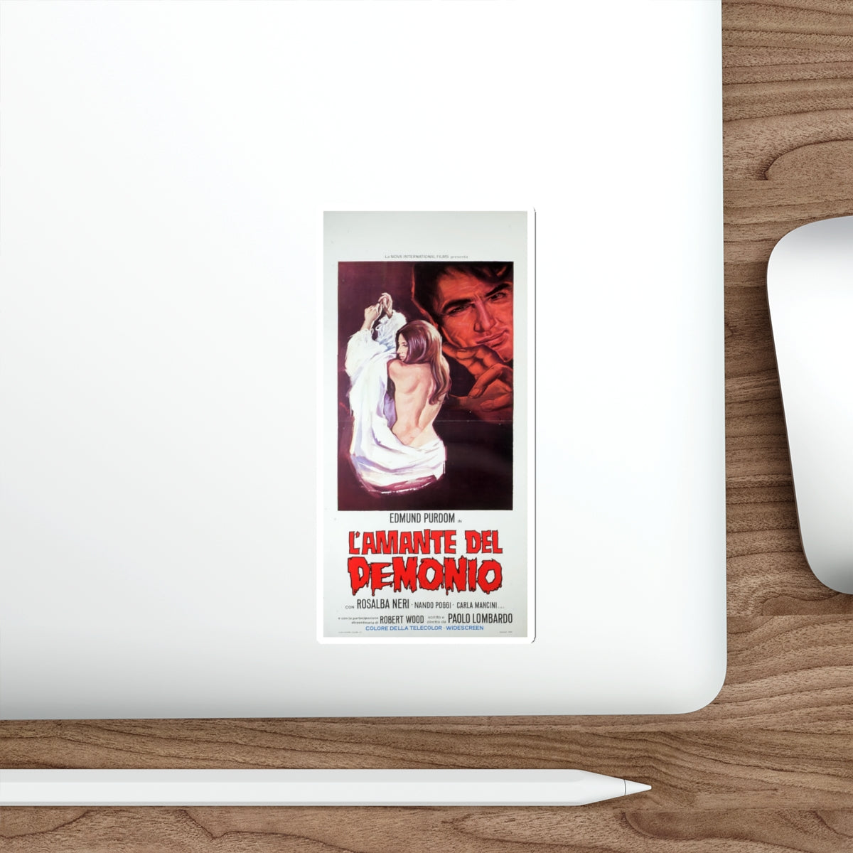 THE DEMON LOVER (ITALIAN) 1977 Movie Poster STICKER Vinyl Die-Cut Decal-The Sticker Space