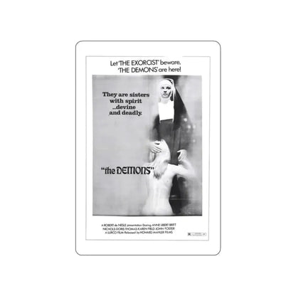 THE DEMONS 1985 Movie Poster STICKER Vinyl Die-Cut Decal 2 Inch - The Sticker Space