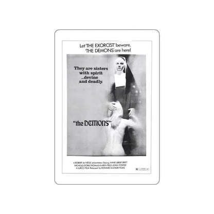 THE DEMONS 1985 Movie Poster STICKER Vinyl Die-Cut Decal 3 Inch - The Sticker Space