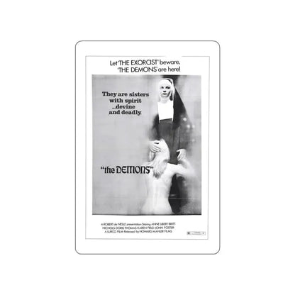 THE DEMONS 1985 Movie Poster STICKER Vinyl Die-Cut Decal 4 Inch - The Sticker Space