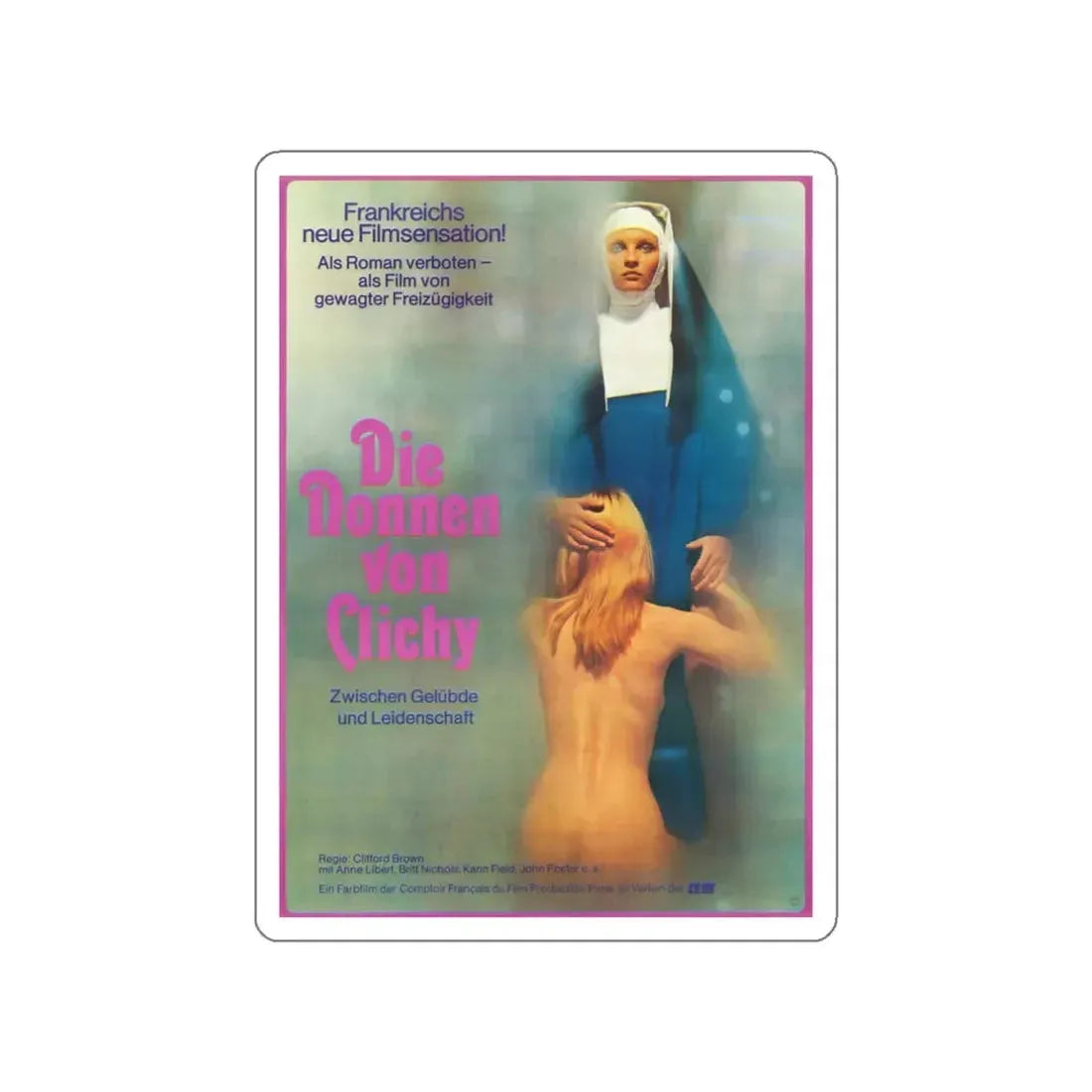 THE DEMONS (2) 1985 Movie Poster STICKER Vinyl Die-Cut Decal 3 Inch - The Sticker Space