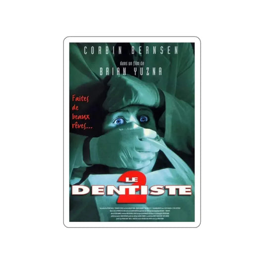 THE DENTIST 2 1998 Movie Poster STICKER Vinyl Die-Cut Decal 2 Inch - The Sticker Space