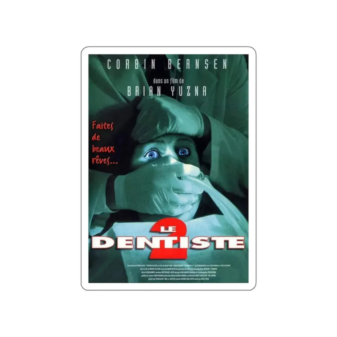 THE DENTIST 2 1998 Movie Poster STICKER Vinyl Die-Cut Decal 6 Inch - The Sticker Space