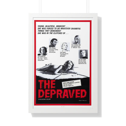 THE DEPRAVED (EXPOSED) 1971 - Framed Movie Poster-20" x 30"-The Sticker Space