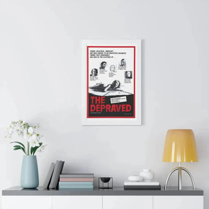 THE DEPRAVED (EXPOSED) 1971 - Framed Movie Poster - The Sticker Space