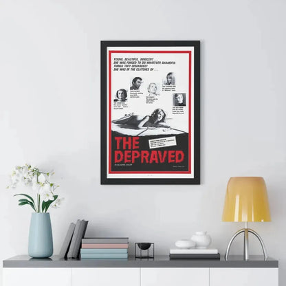 THE DEPRAVED (EXPOSED) 1971 - Framed Movie Poster - The Sticker Space