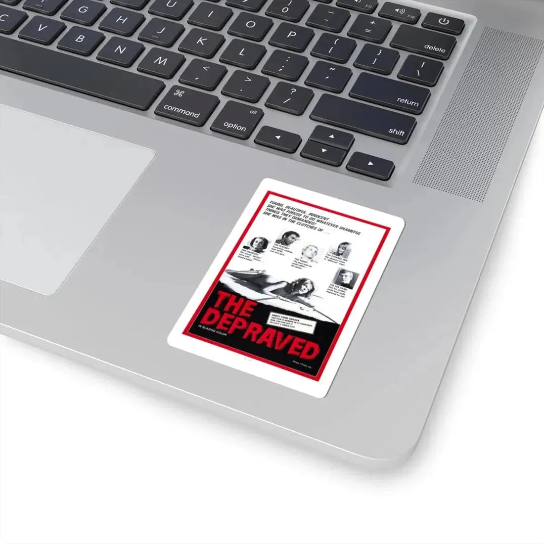 THE DEPRAVED (EXPOSED) 1971 Movie Poster - STICKER Vinyl Kiss-Cut Decal - The Sticker Space