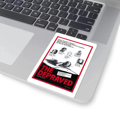 THE DEPRAVED (EXPOSED) 1971 Movie Poster - STICKER Vinyl Kiss-Cut Decal - The Sticker Space