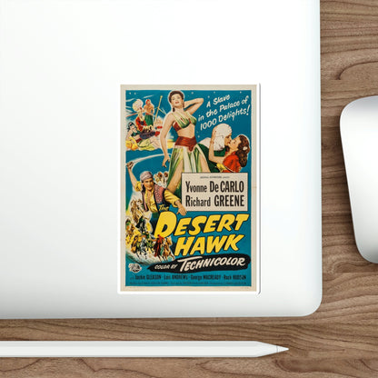 The Desert Hawk 1950 Movie Poster STICKER Vinyl Die-Cut Decal-The Sticker Space