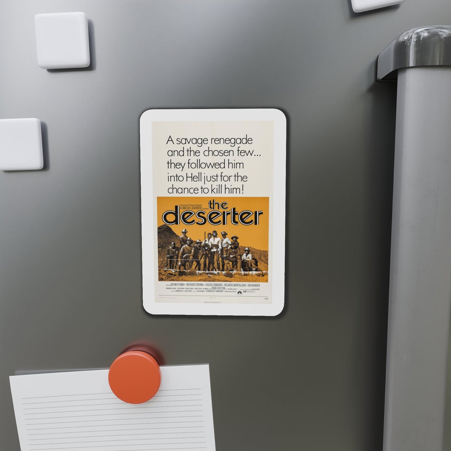 The Deserter 1971 Movie Poster Die-Cut Magnet-The Sticker Space