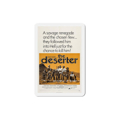 The Deserter 1971 Movie Poster Die-Cut Magnet-3" x 3"-The Sticker Space