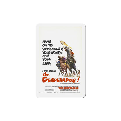 The Desperados 1969 Movie Poster Die-Cut Magnet-3 Inch-The Sticker Space