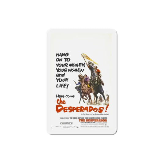 The Desperados 1969 Movie Poster Refrigerator Magnet 2 Inch - The Sticker Space