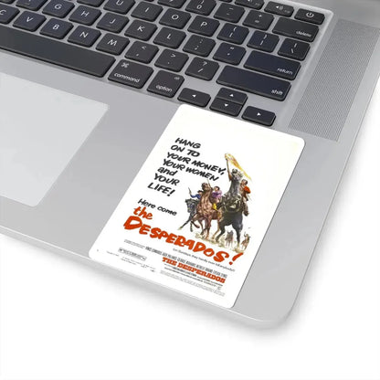 The Desperados 1969 Movie Poster - STICKER Vinyl Kiss-Cut Decal - The Sticker Space