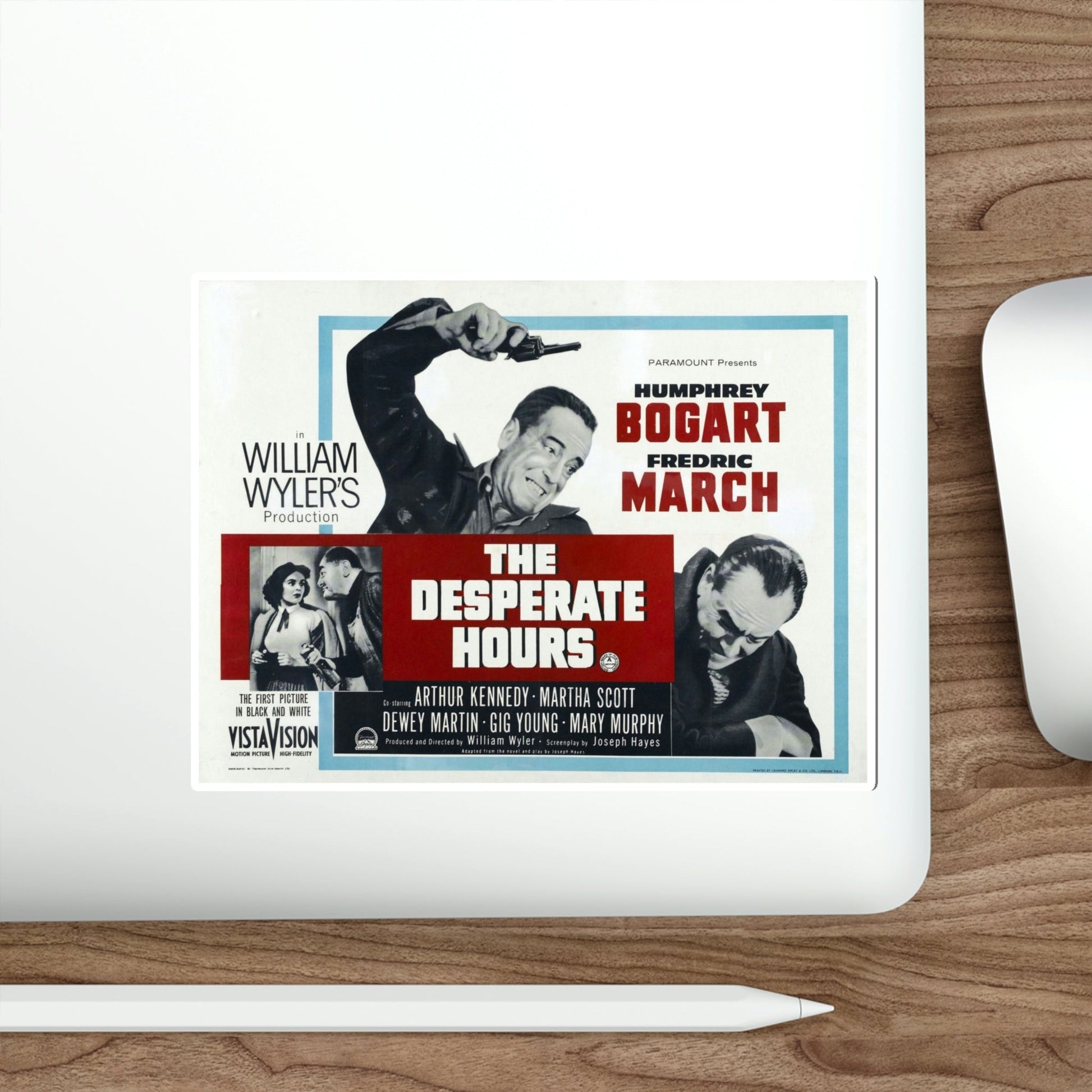 The Desperate Hours 1955 Movie Poster STICKER Vinyl Die-Cut Decal-The Sticker Space