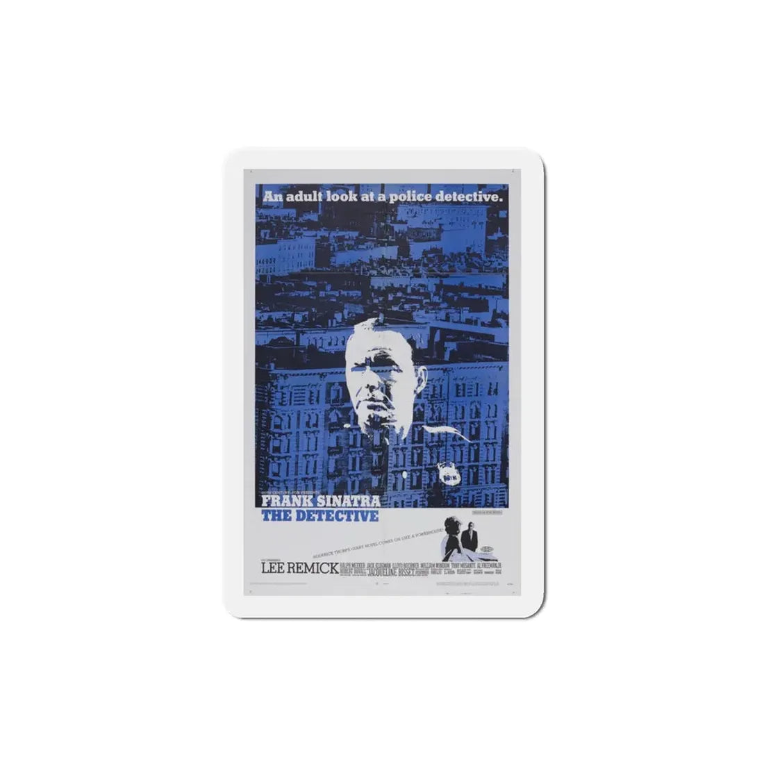 The Detective 1968 Movie Poster Refrigerator Magnet 3 Inch - The Sticker Space