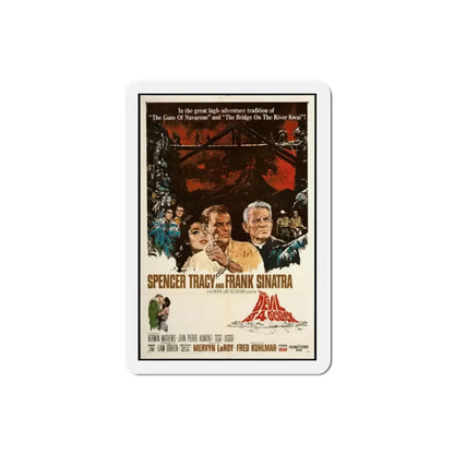 The Devil at 4 O'Clock 1961 Movie Poster Refrigerator Magnet 2 Inch - The Sticker Space