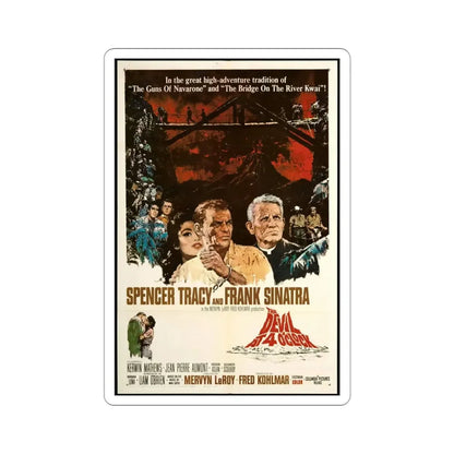 The Devil at 4 O'Clock 1961 Movie Poster STICKER Vinyl Die-Cut Decal 3 Inch - The Sticker Space