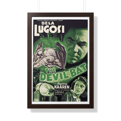 THE DEVIL BAT 1940 - Framed Movie Poster-20" x 30"-The Sticker Space