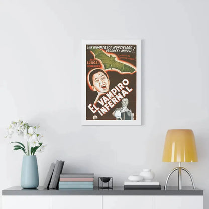 THE DEVIL BAT (SPANISH) 1940 - Framed Movie Poster - The Sticker Space